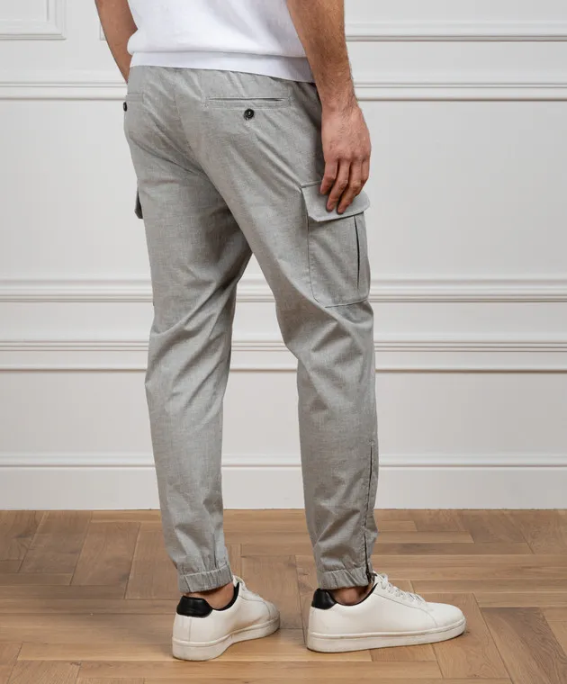 Peserico Gray cargo pants