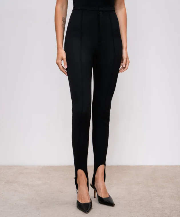 Philosophy di Lorenzo Serafini Black pants with jumps