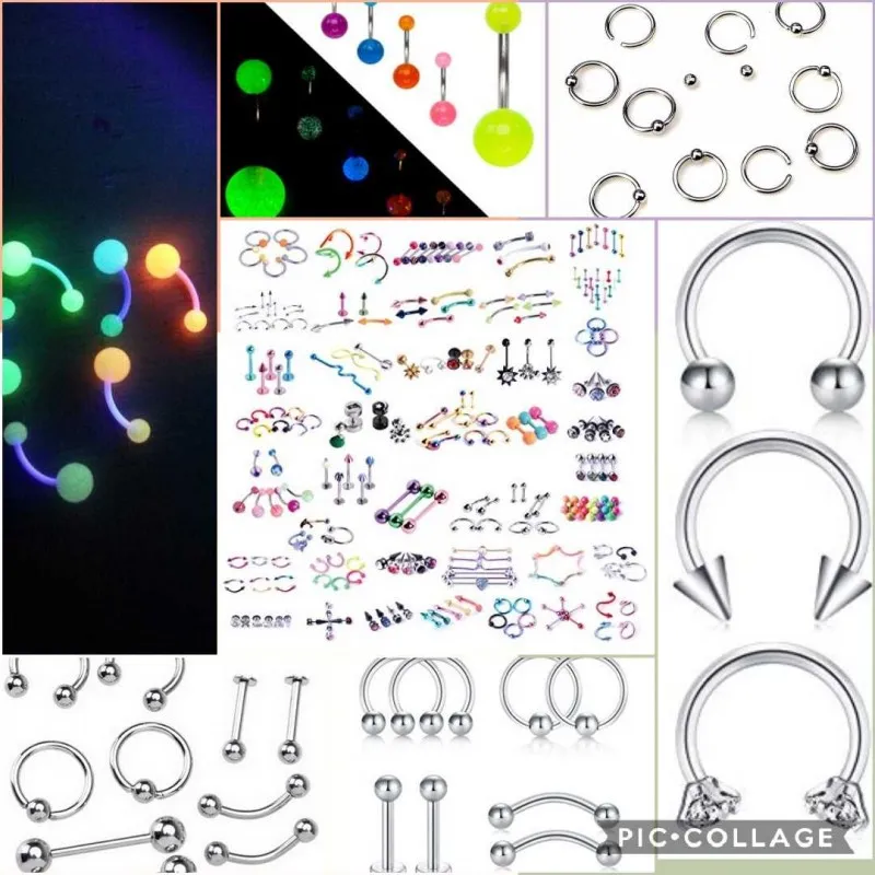 Piercing Acero Glow Mix