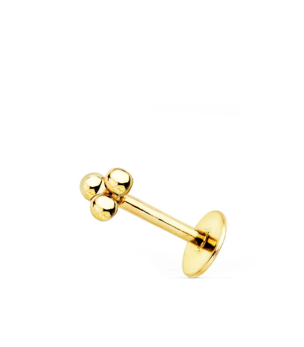 Piercing mini bolitas Oro Amarillo 18K