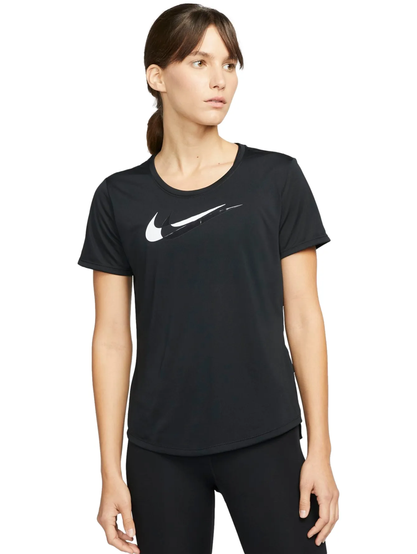 Playera Nike Swoosh Run Para Mujer