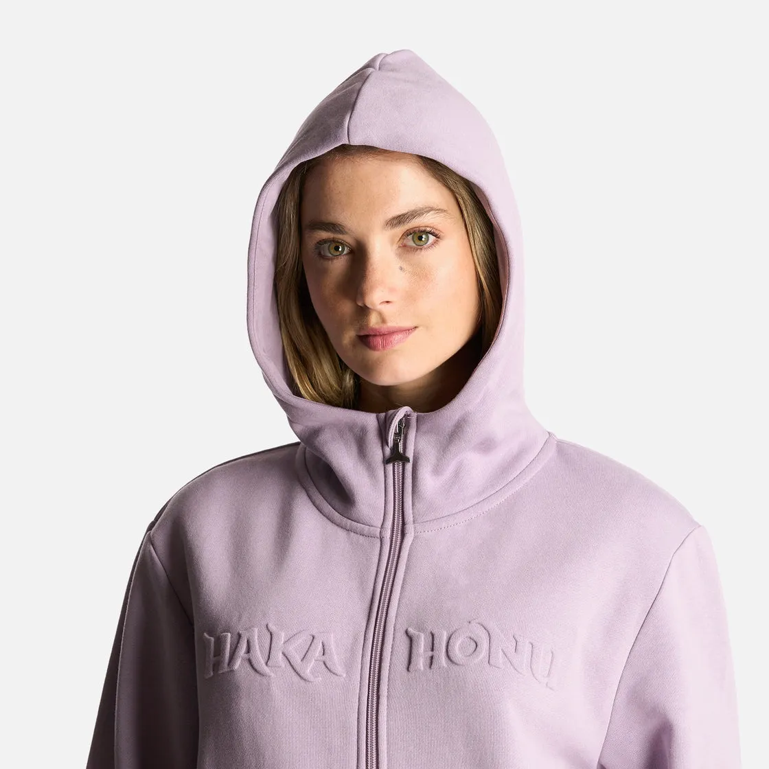 Poleron Mujer Motomami Full Zip Lila Haka Honu