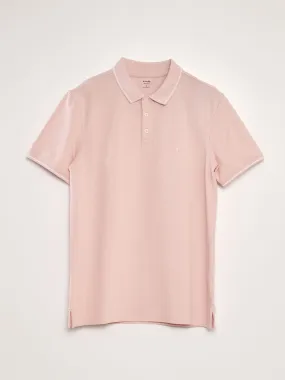 Polo de piqué de algodón - ROSA