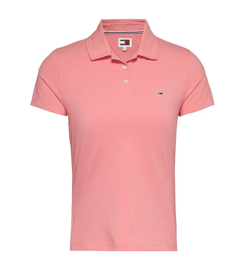 Polo Slim Essential rosa