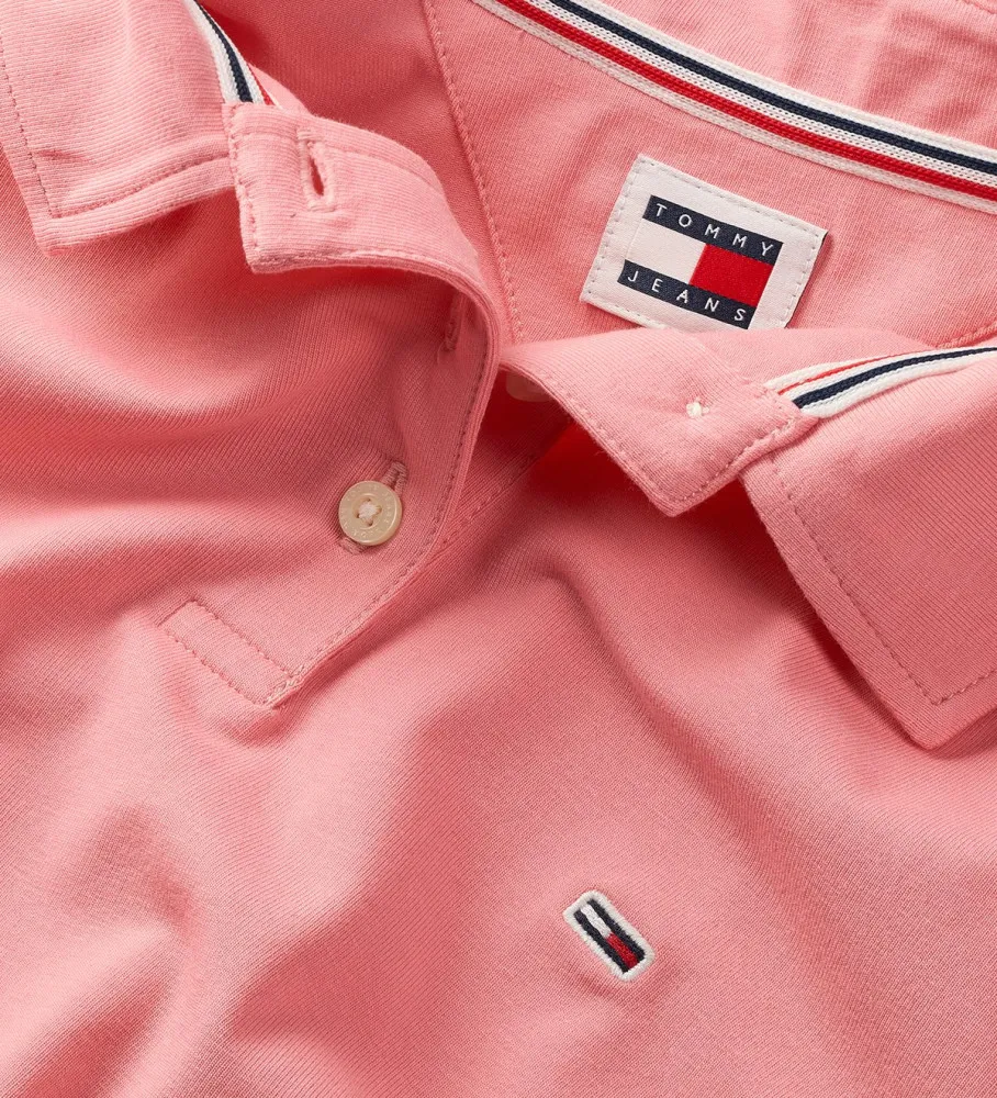 Polo Slim Essential rosa