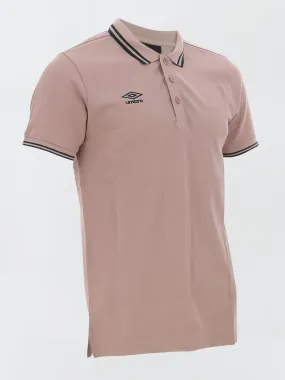 Polo 'Umbro' de piqué de algodón - ROSA