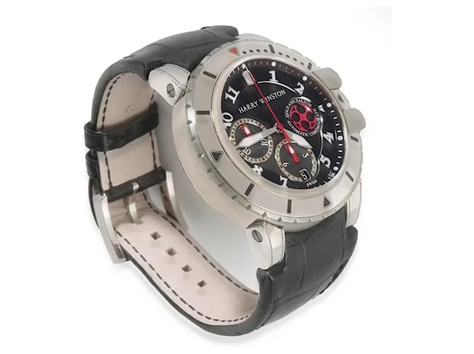 Reloj para hombre Harry Winston Project Z2 Ocean Diver 410-MCA44WZ en oro blanco de 18 quilates Plata Metálico 