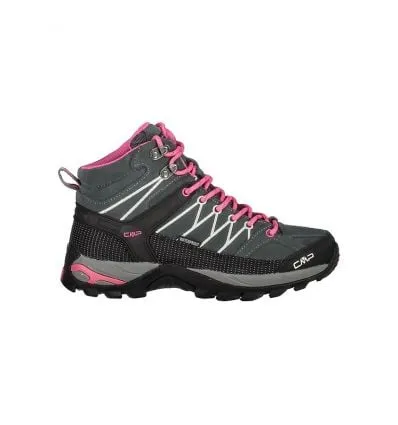 RIGEL MID TREKKING SHOES WP Shoes (Grey Fuxia Ice) Mujer