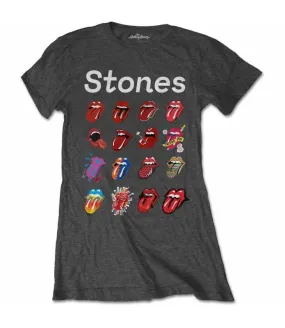 ROLLING STONES No Filter Evolution Camiseta Licencia oficial Chica RockOff RSTS97LC