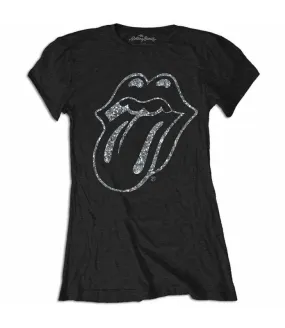 ROLLING STONES Tongue (Diamante) Camiseta Licencia oficial Chica RockOff RSTS65LB