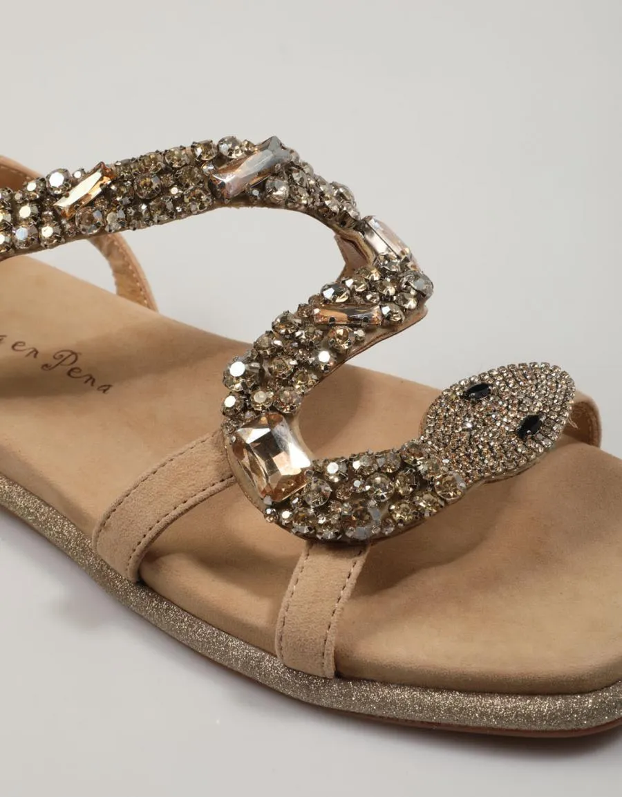  sandalias ALMA EN PENA 383 en Beige 82396