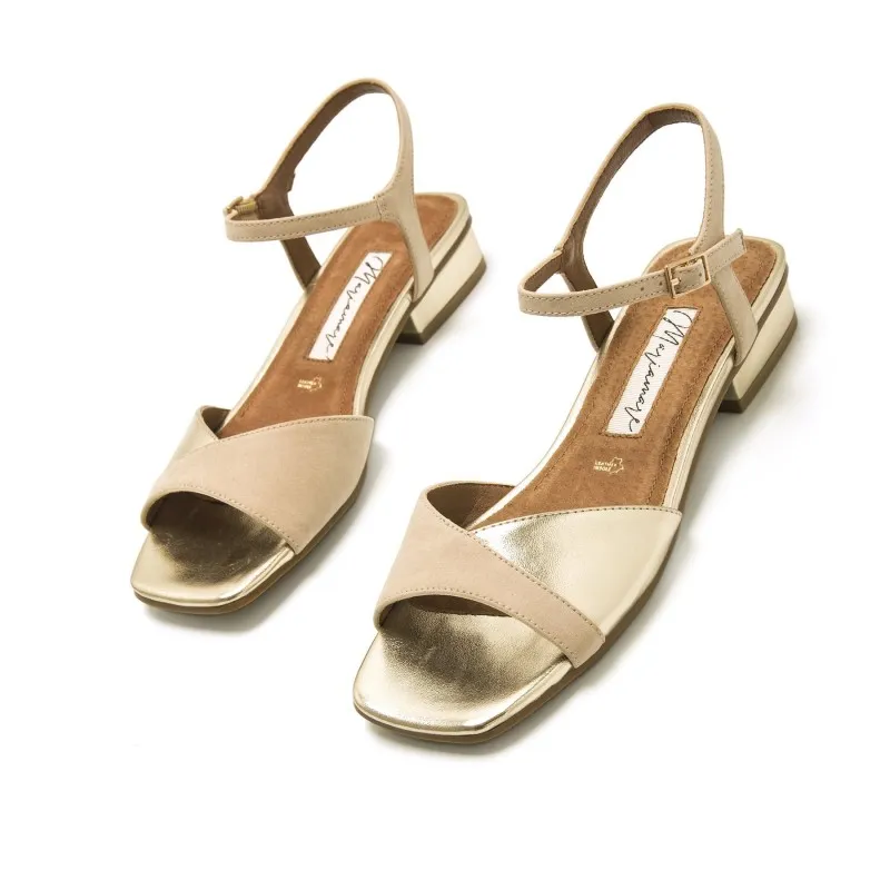 Sandalias Casual de Mujer MARIAMARE 68447 Oro 57121