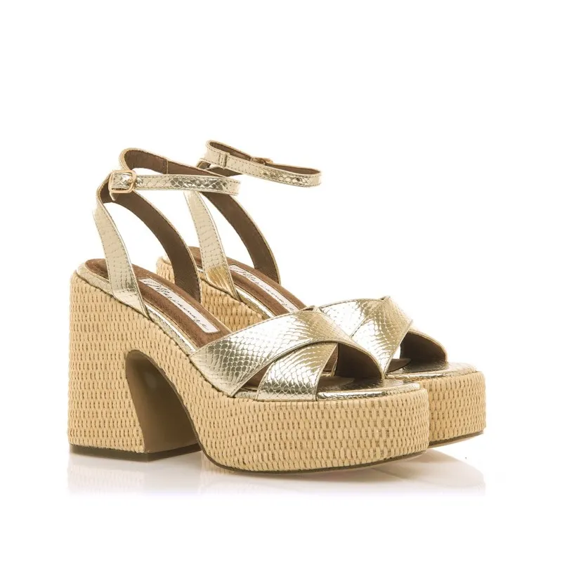 Sandalias Casual de Mujer MARIAMARE 68488 Oro 57134