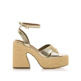 Sandalias Casual de Mujer MARIAMARE 68488 Oro 57134