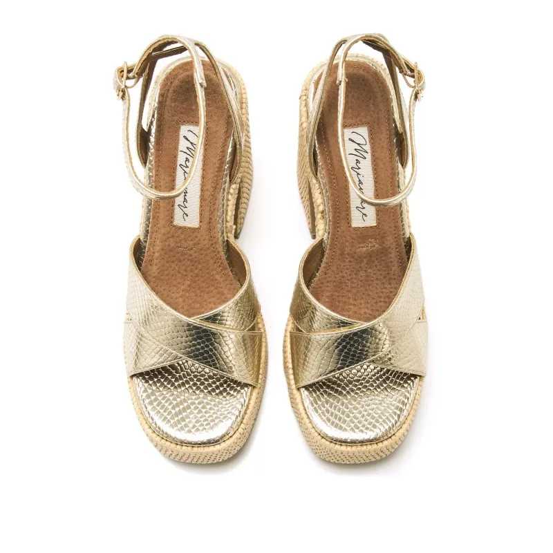 Sandalias Casual de Mujer MARIAMARE 68488 Oro 57134