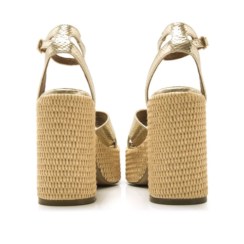 Sandalias Casual de Mujer MARIAMARE 68488 Oro 57134