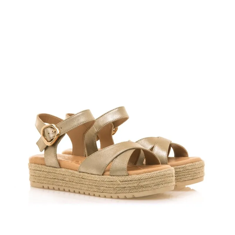 Sandalias Casual de Mujer MTNG AMELIE Oro 56873