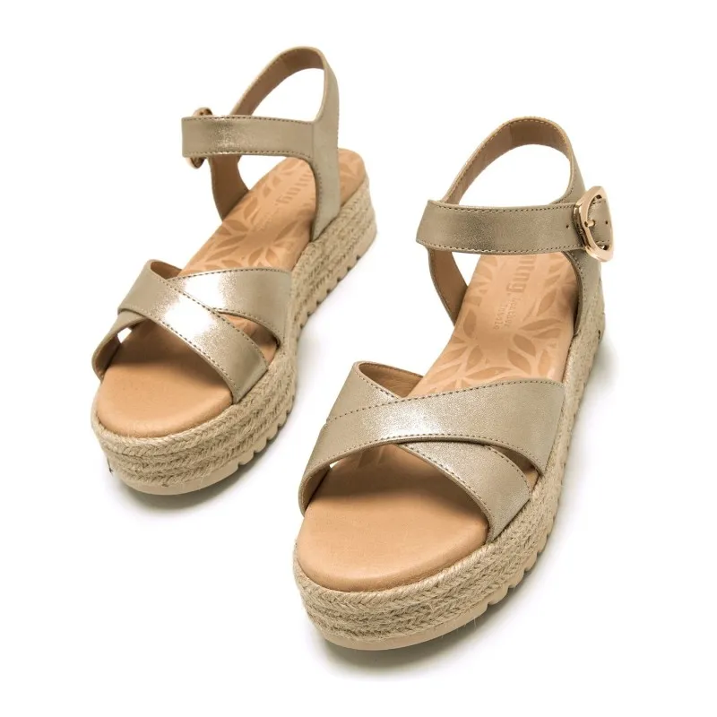 Sandalias Casual de Mujer MTNG AMELIE Oro 56873