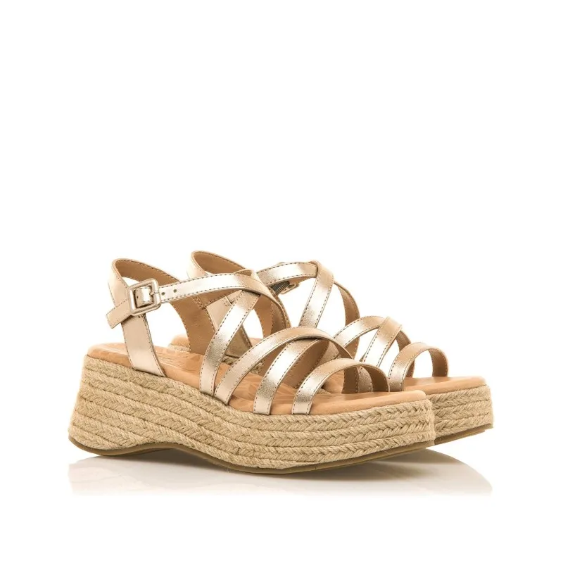 Sandalias Casual de Mujer MTNG GIORGIA Oro 56955