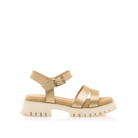 Sandalias Casual de Mujer MTNG LENOX Oro 56995