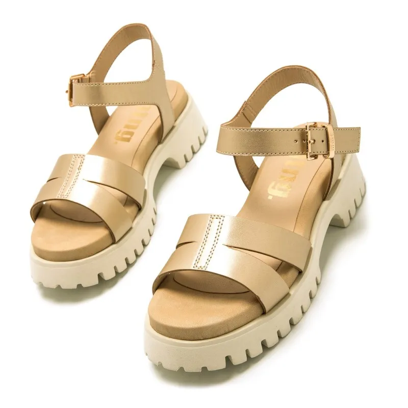 Sandalias Casual de Mujer MTNG LENOX Oro 56995