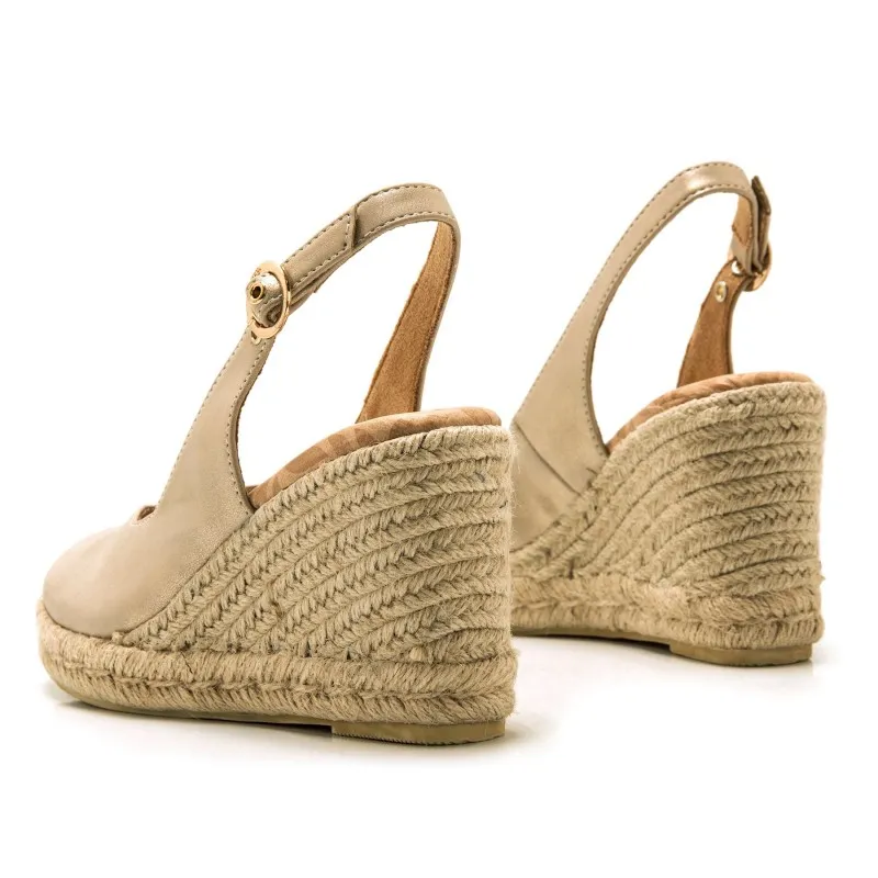 Sandalias Casual de Mujer MTNG LOUISA Oro 57015