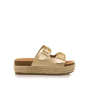 Sandalias Casual de Mujer MTNG PERLA Oro 57067