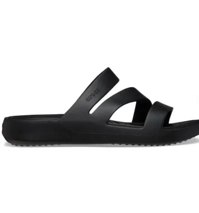 Sandalias Crocs Women's Getaway Strappy (Negro)