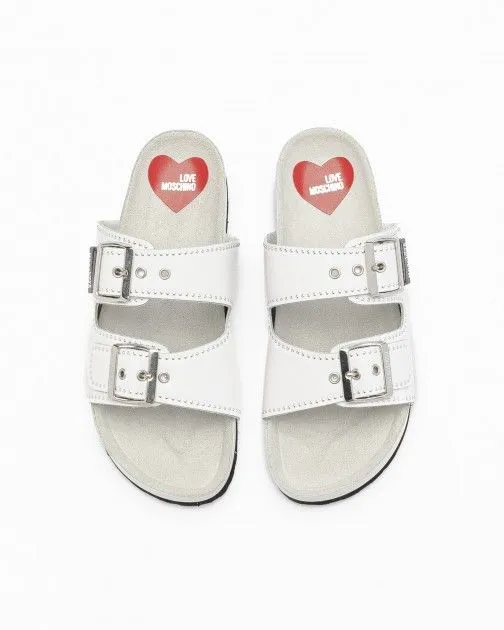 Sandalias Love Moschino JA28253G0I Blanco