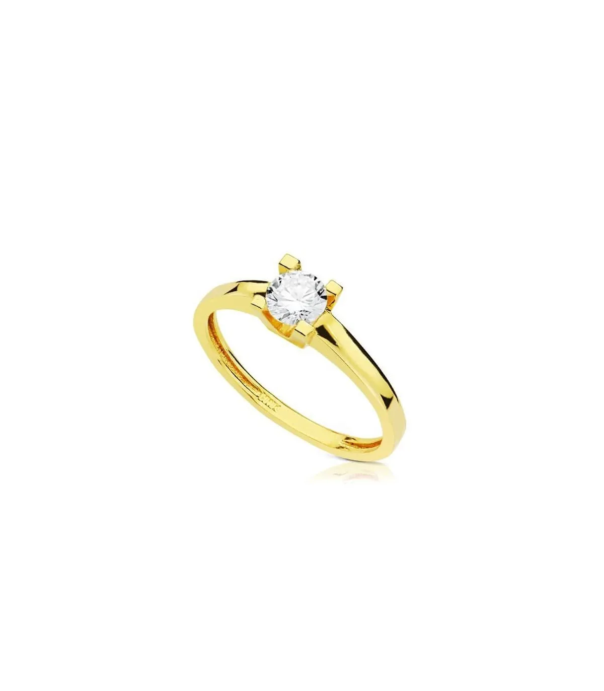 Solitaire  Georgina Or Jaune 18K