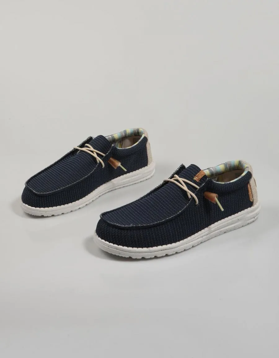  sports shoes DUDE Wally en Navy Blue 82113