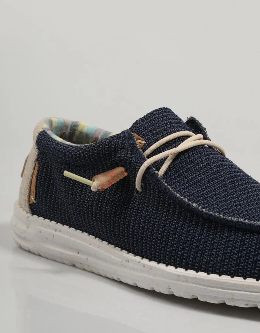  sports shoes DUDE Wally en Navy Blue 82113