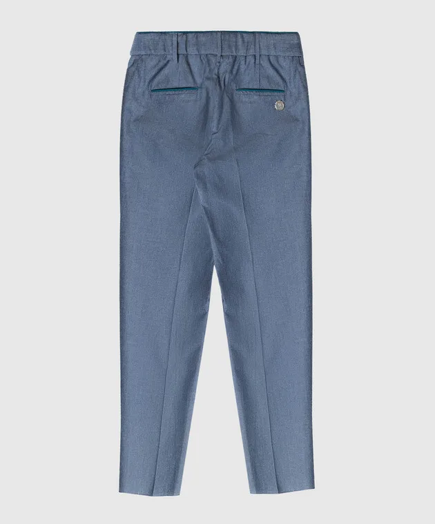 Stefano Ricci Children's blue pants