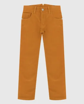 Stefano Ricci Children's mustard pants