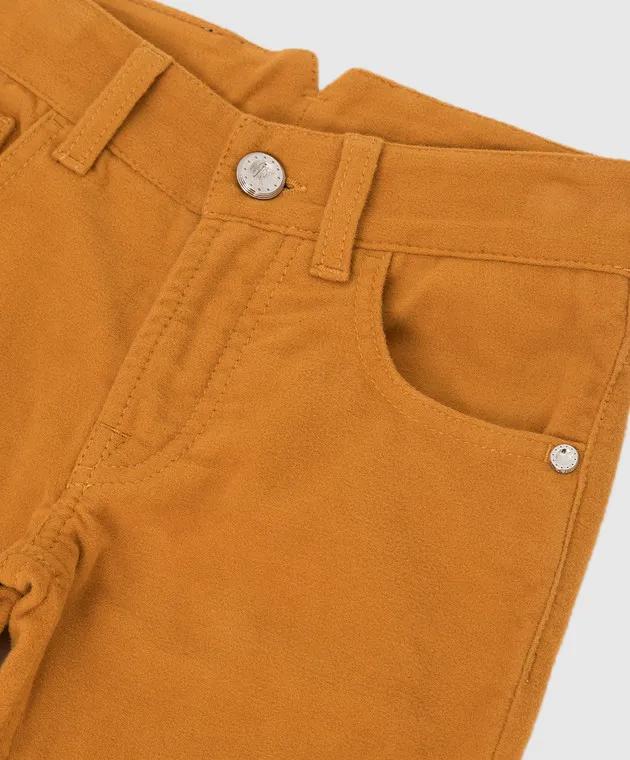 Stefano Ricci Children's mustard pants