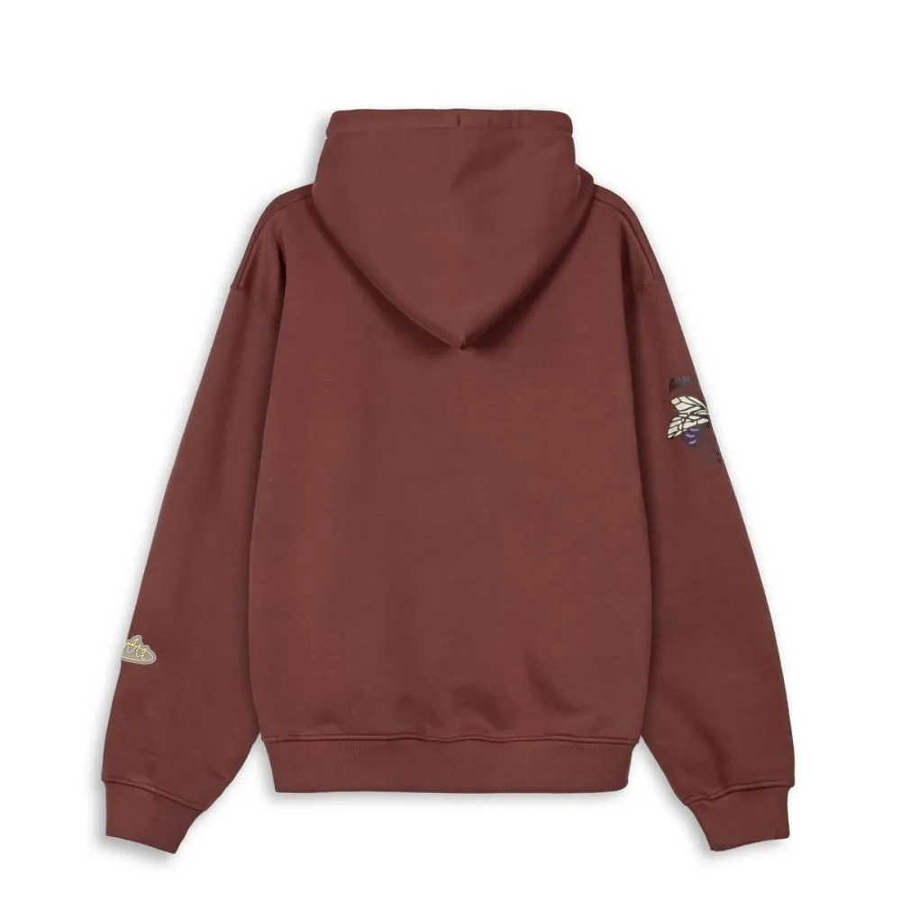 SUDADERA GRIMEY BLOODSUCKER VINTAGE  BROWN | SS24