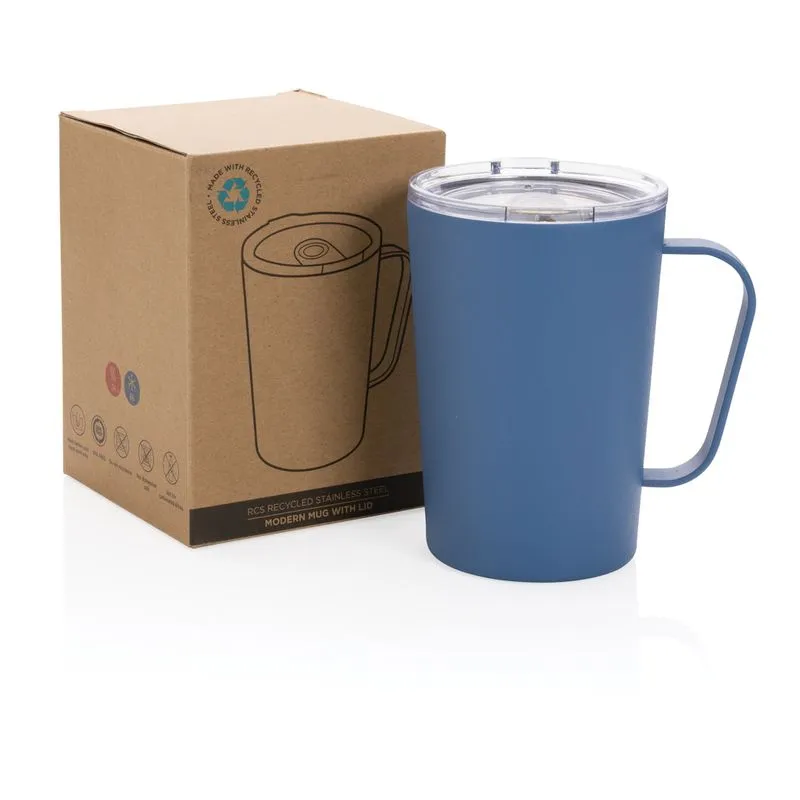 Taza al vacío RCS de acero inoxidable reciclado con asa