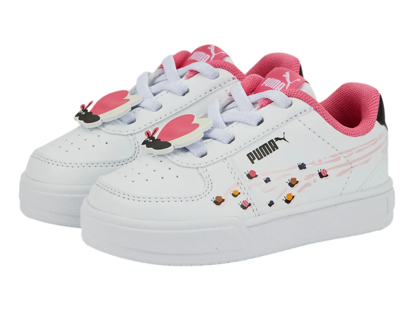 Tenis Puma Caven Small World Blanco Para Niña