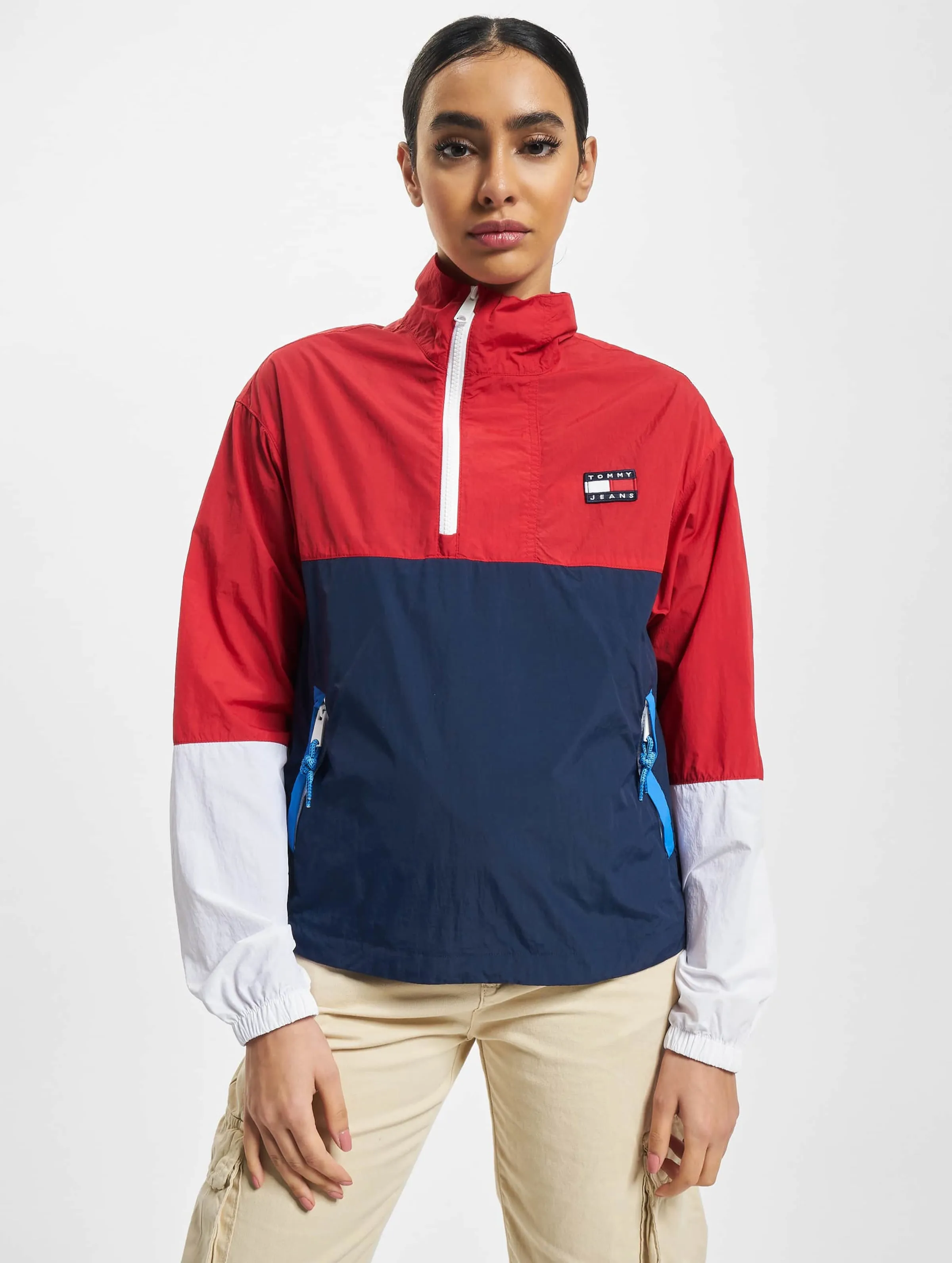 Tommy Jeans Colorblock Popover Windbreaker