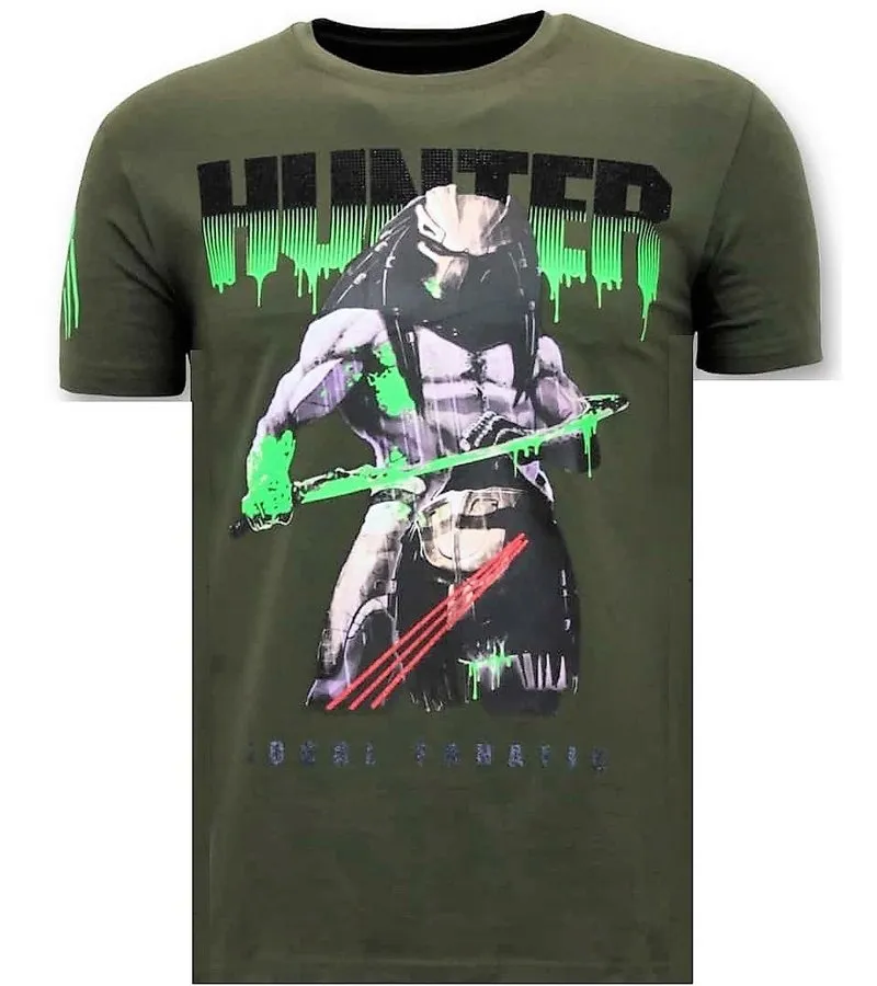 Tough Hombres camiseta - Predator Hunter - Verde