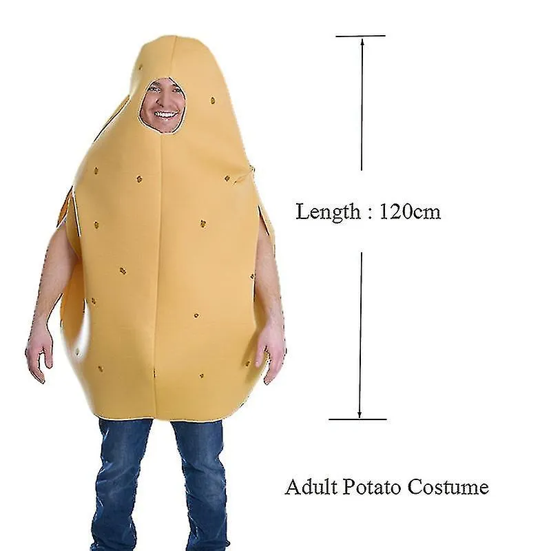 Unisex Adult Women Halloween Cosplay Men Potato Costume