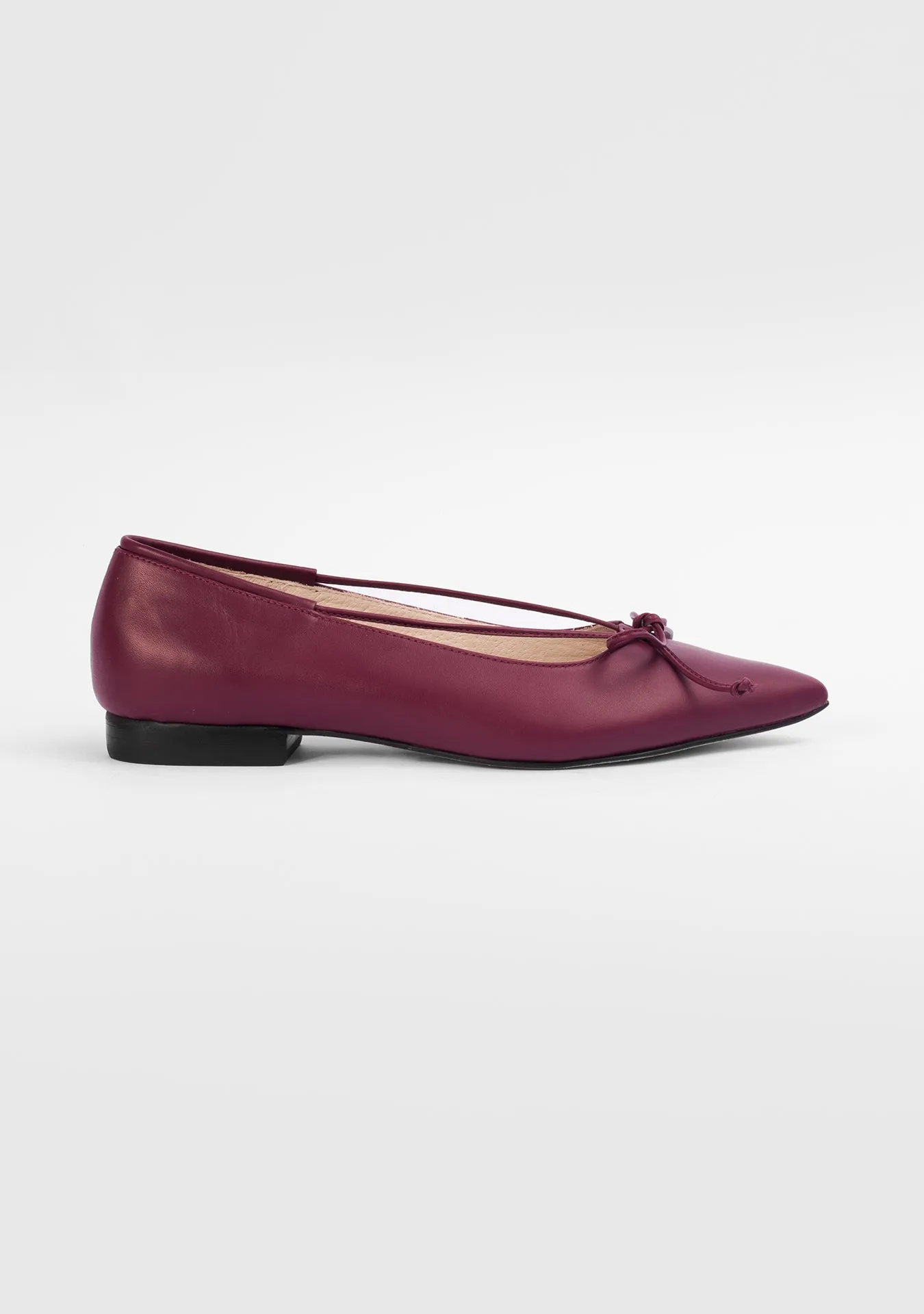 Vinci Shoes Carlota Wine Ballerinas