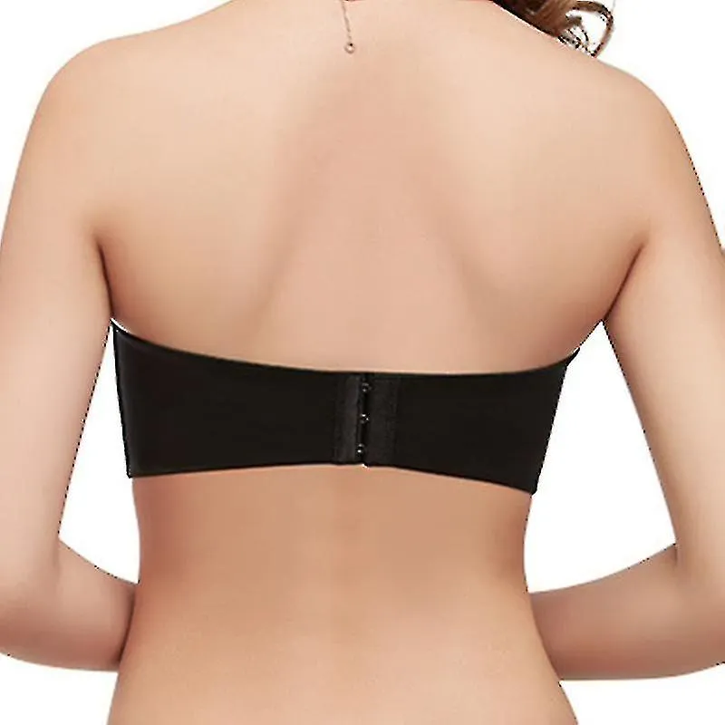 WOMEN COMFORT LIFT STRAPLESS BRA PUSH UP STRAPLESS BRA LACE BANDEAU BRAS FXINHAN