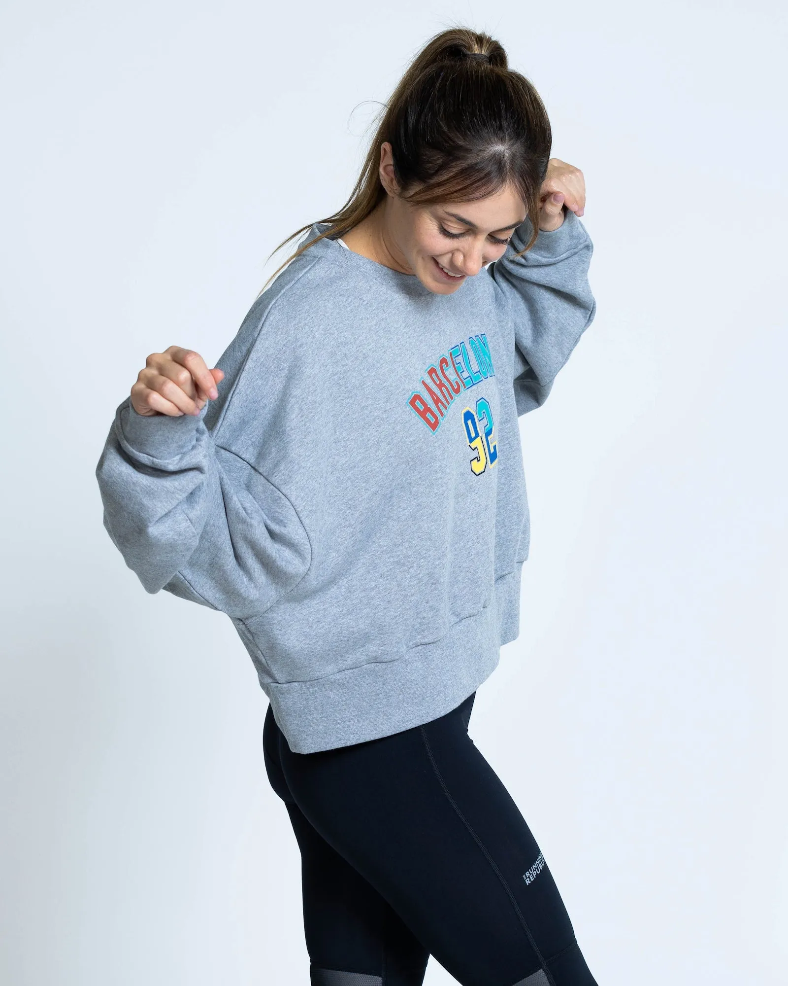 Women's Amplified Barcelona 92 Oversized Crew Neck