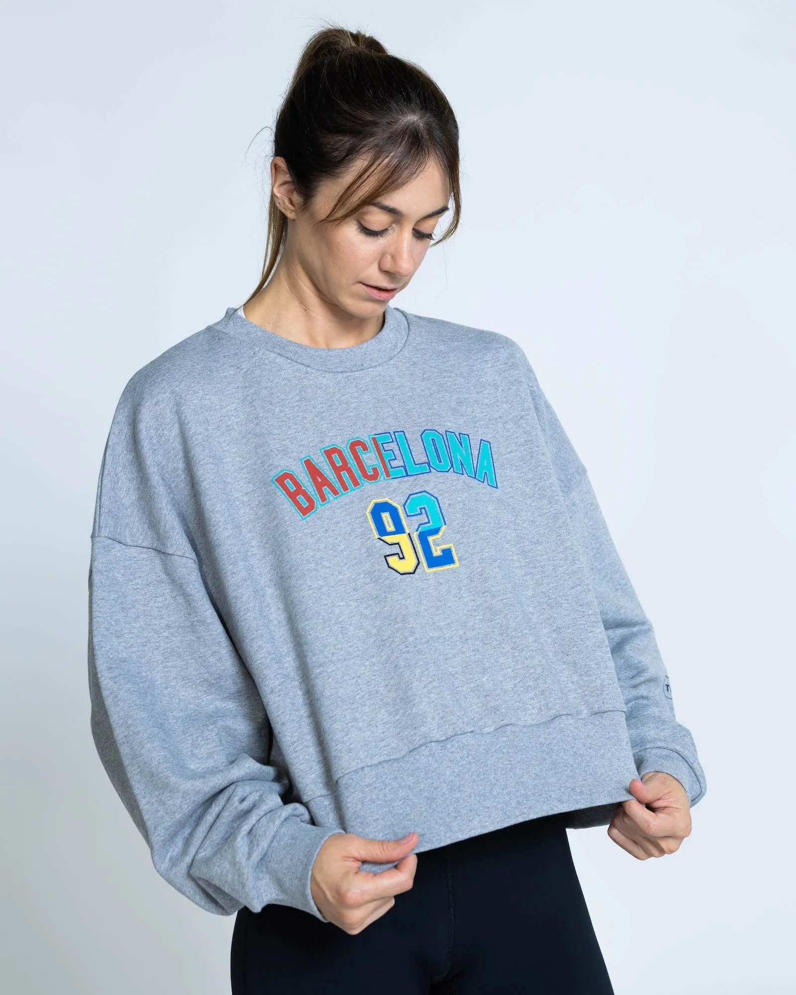 Women's Amplified Barcelona 92 Oversized Crew Neck