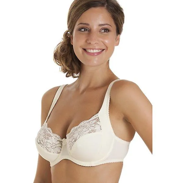 Women's Camille Ivory Underwired Lace Cup Bra