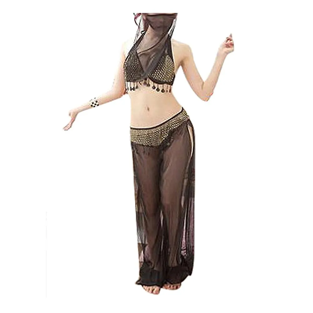 Women's Wear Dance Belly Dance Costumes Withe Veils