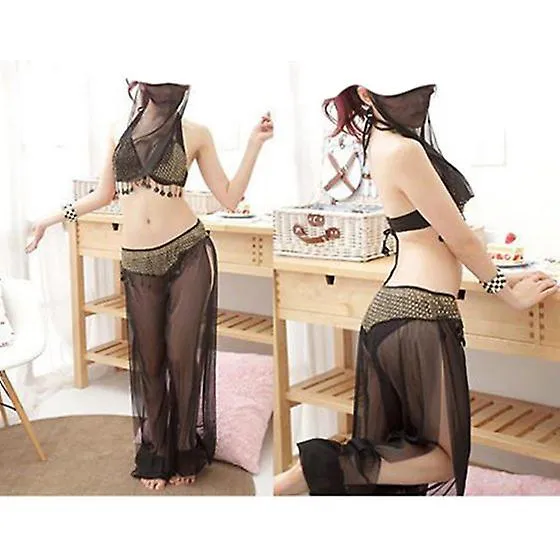 Women's Wear Dance Belly Dance Costumes Withe Veils