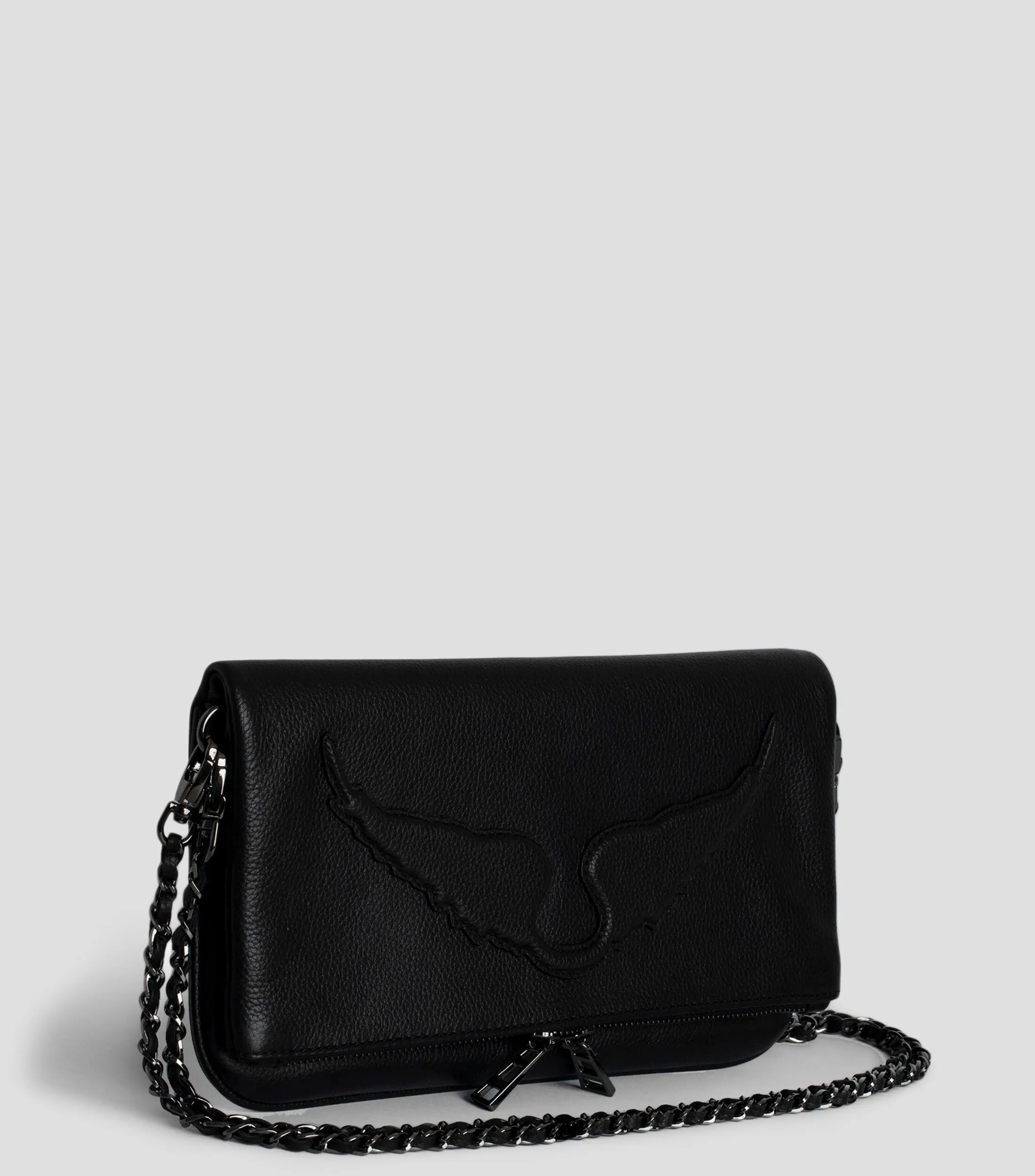 Zadig & Voltaire Bolso Crossbody en piel semigranulado Mujer