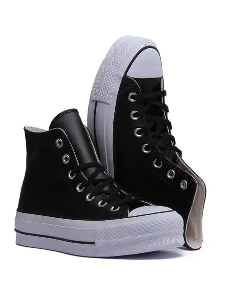 zapatilla converse alta chuck taylor negro